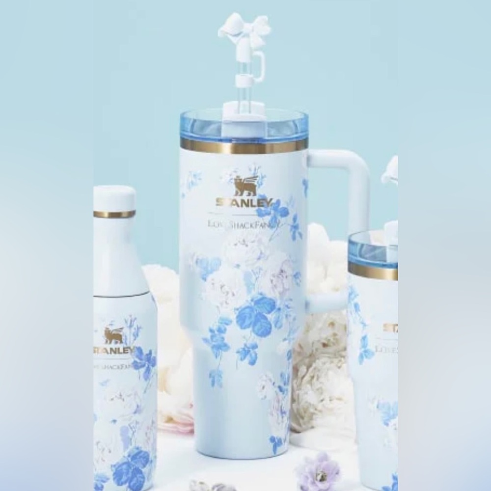 Love Shack Fancy Stanley 40 Oz Tumbler blue!